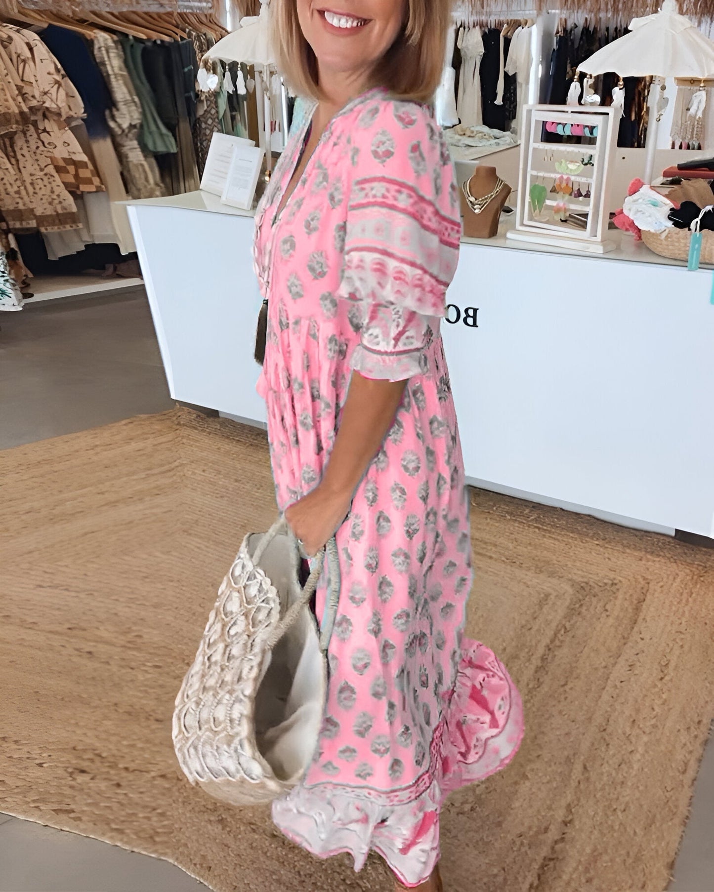 Robe D'été Éclatante
