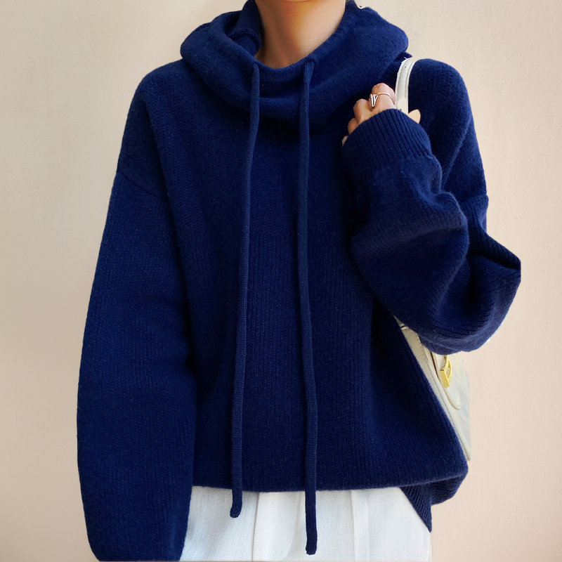 Pull d'Automne Doux avec Capuche