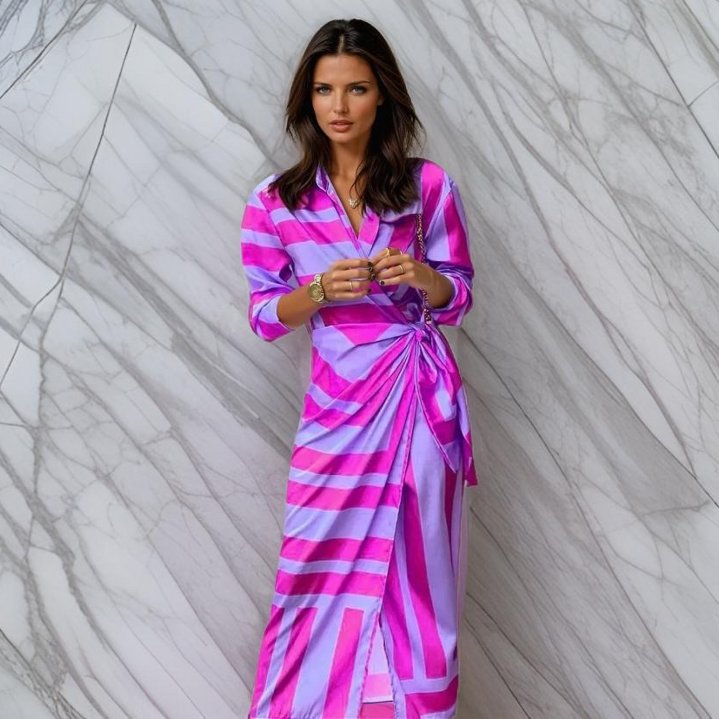 Robe Portefeuille Imprimée
