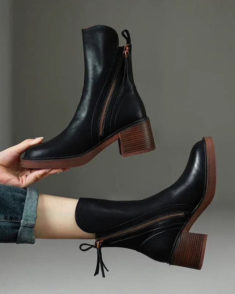 Bottes hautes à talons