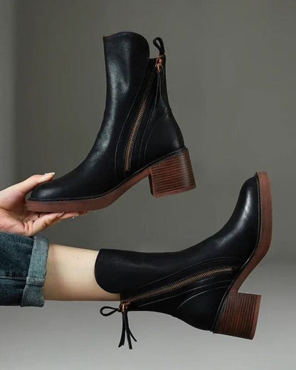 Bottes hautes à talons