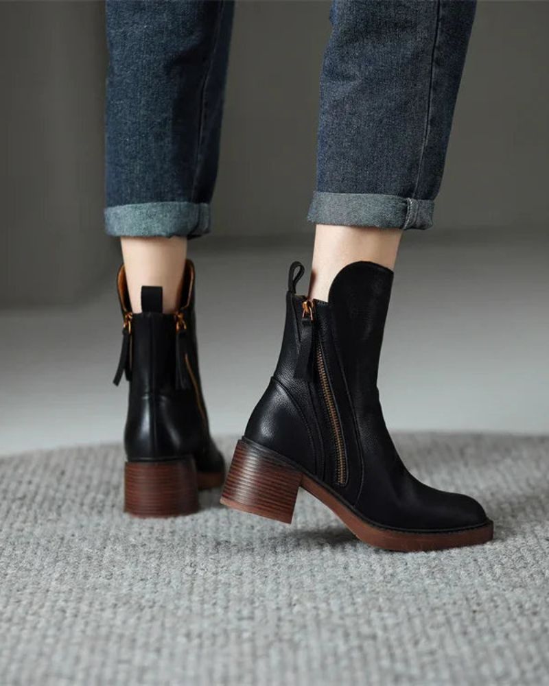 Bottes hautes à talons