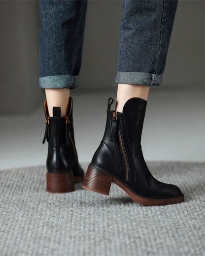 Bottes hautes à talons