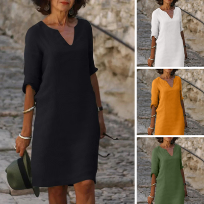 Robe Élégante avec Décolleté en V