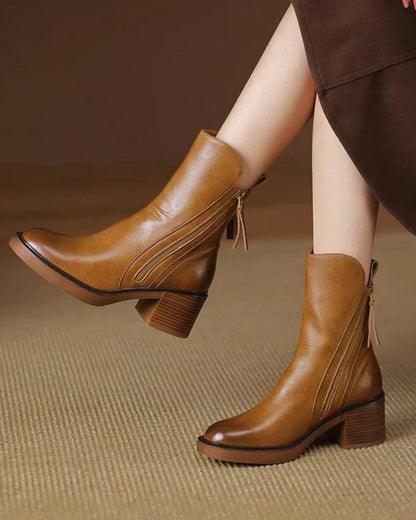 Bottes hautes à talons
