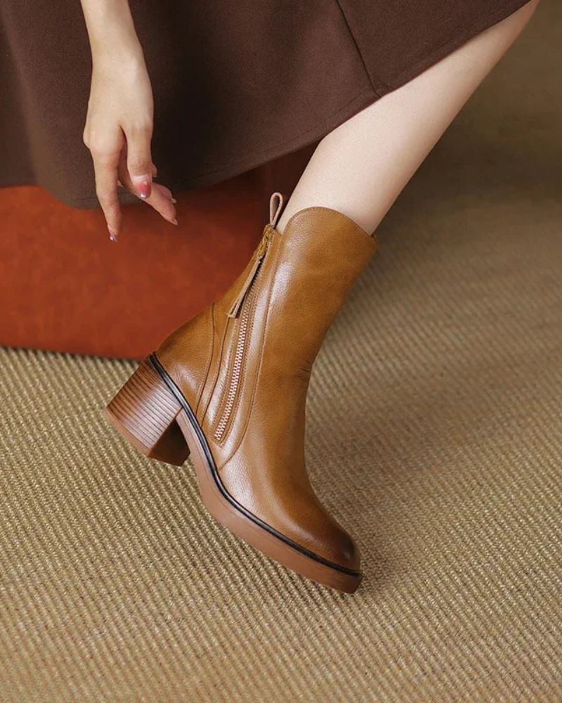 Bottes hautes à talons
