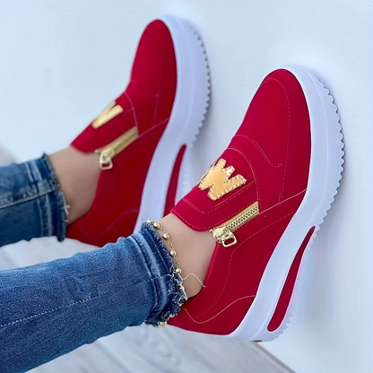 Chaussures orthopédiques avec fermeture éclair