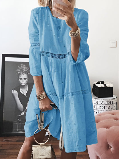 Robe Boho Vintage avec Dentelle