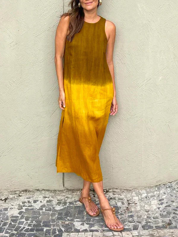 Robe Élégante avec Imprimé Naturel