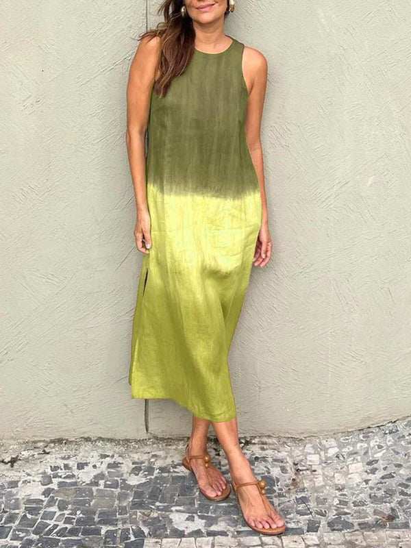 Robe Élégante avec Imprimé Naturel