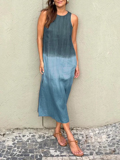 Robe Élégante avec Imprimé Naturel