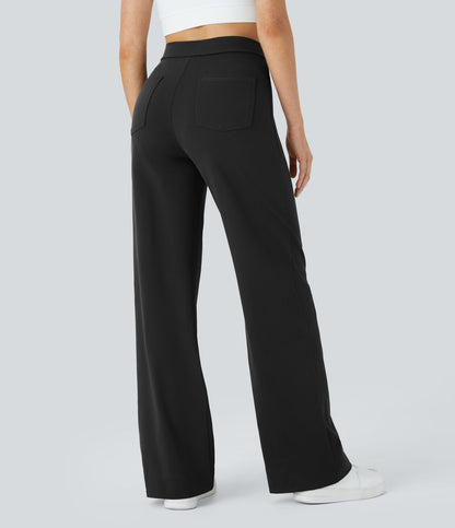 Pantalon Élastique Taille Haute