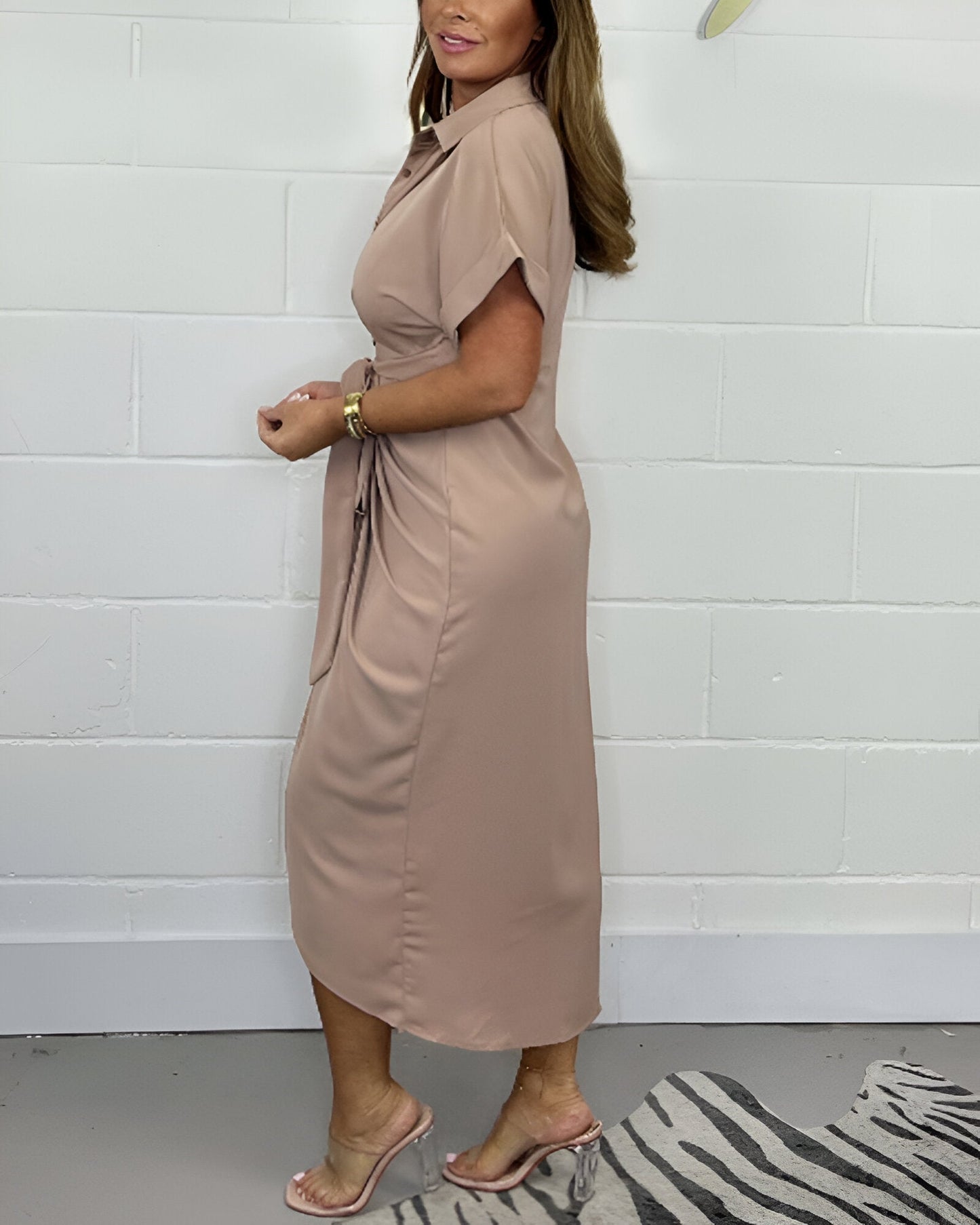 Robe Plissée Élégante