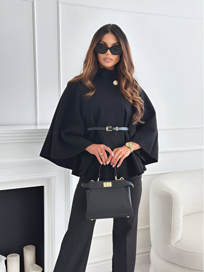 Manteau Chique à Ceinture