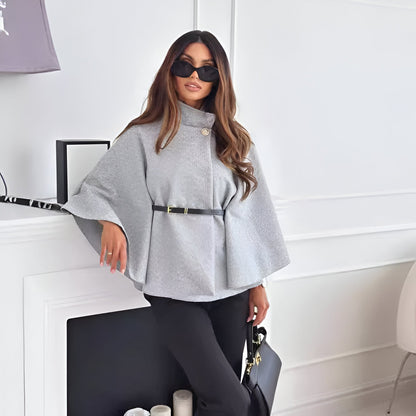Manteau Chique à Ceinture