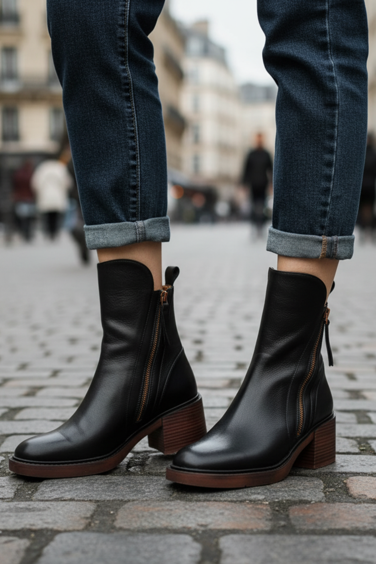Bottes hautes à talons