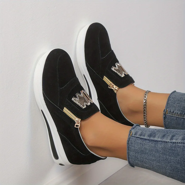 Chaussures orthopédiques avec fermeture éclair