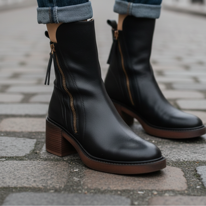 Bottes hautes à talons