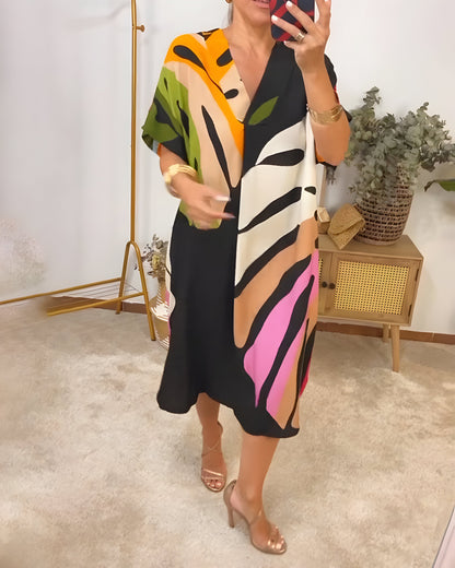 Robe feuillage
