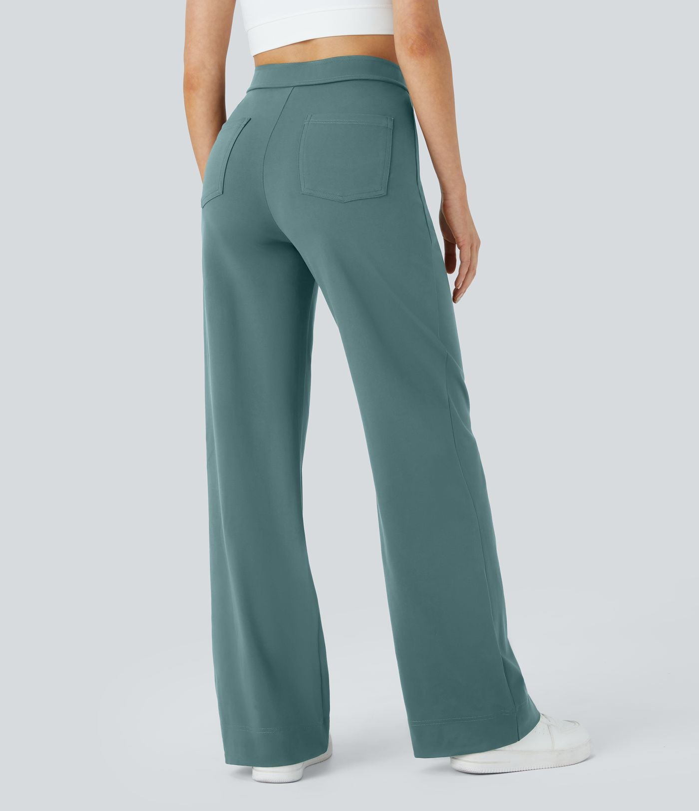 Pantalon Élastique Taille Haute