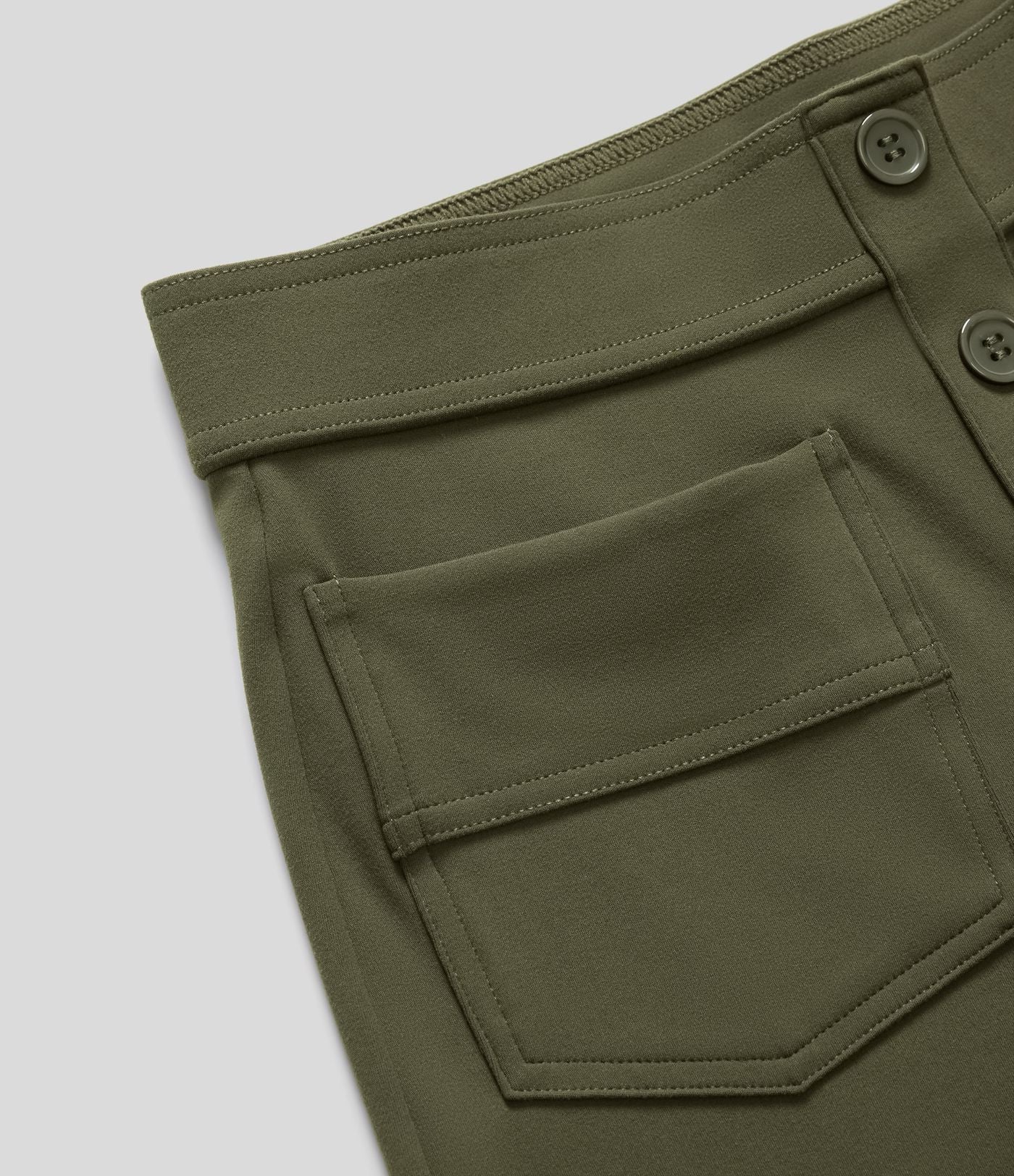 Pantalon Élastique Taille Haute