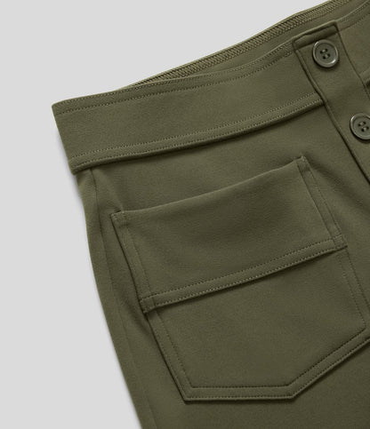 Pantalon Élastique Taille Haute