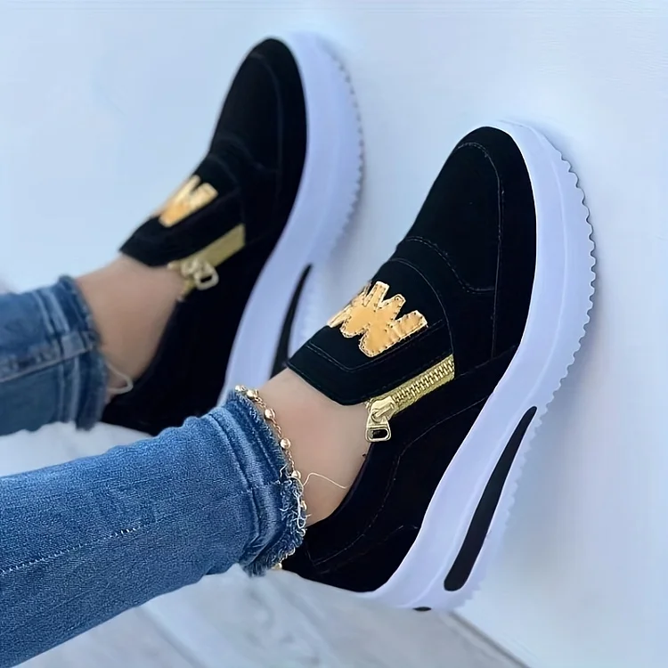 Chaussures orthopédiques avec fermeture éclair
