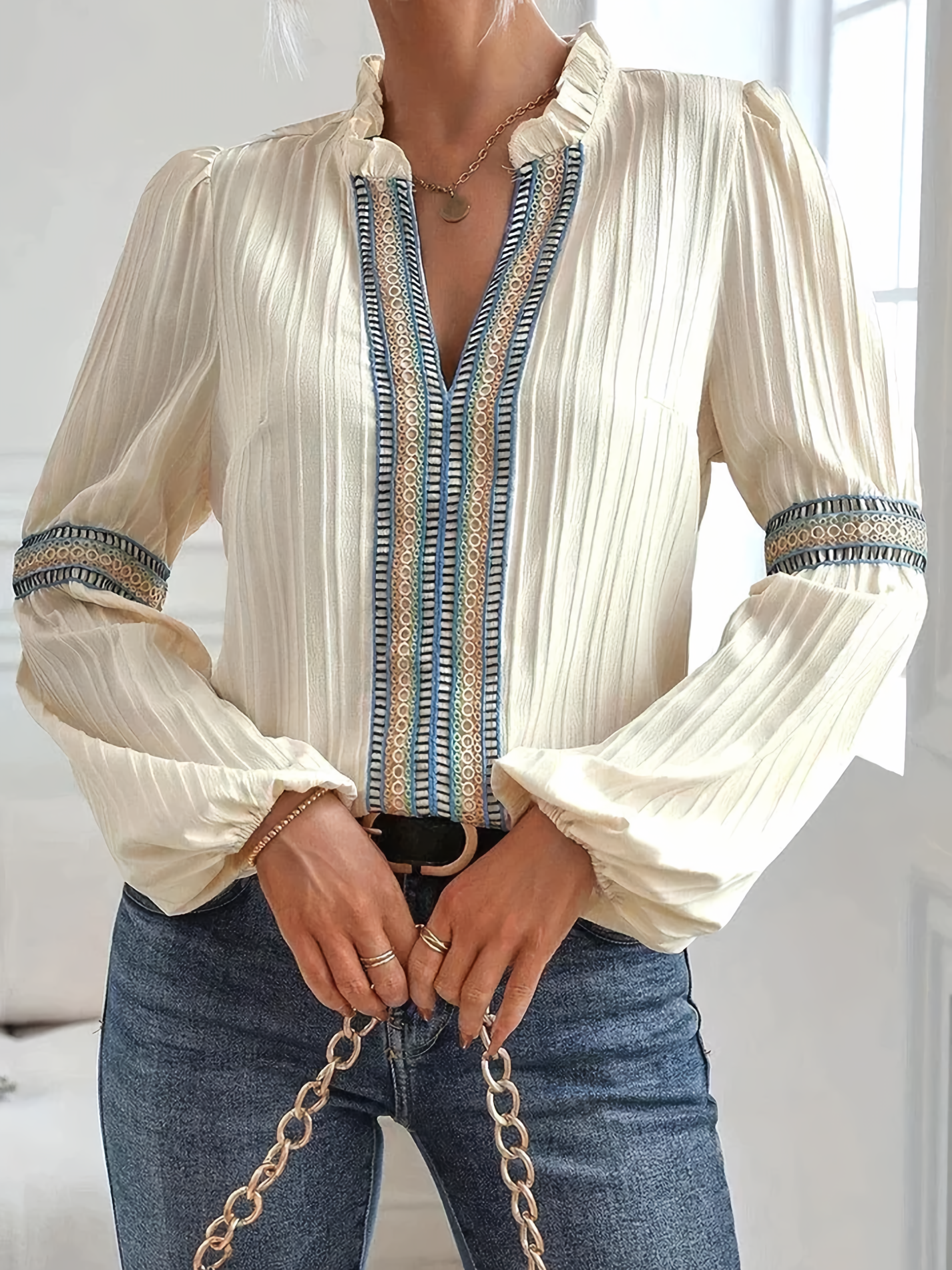 Blouse en Dentelle
