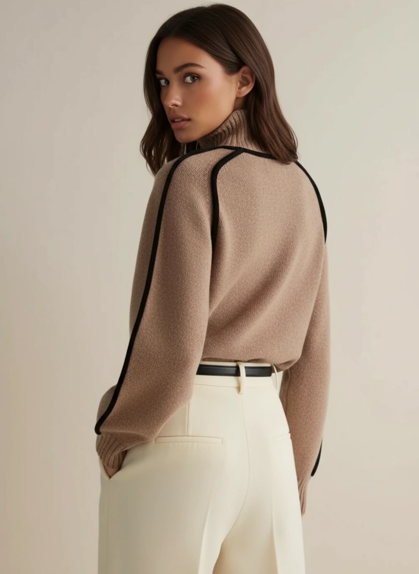 Pull Col Roulé Essential