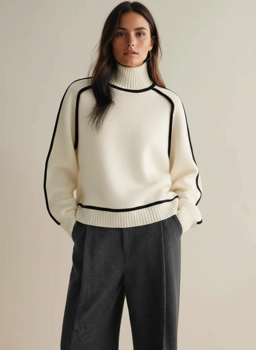 Pull Col Roulé Essential