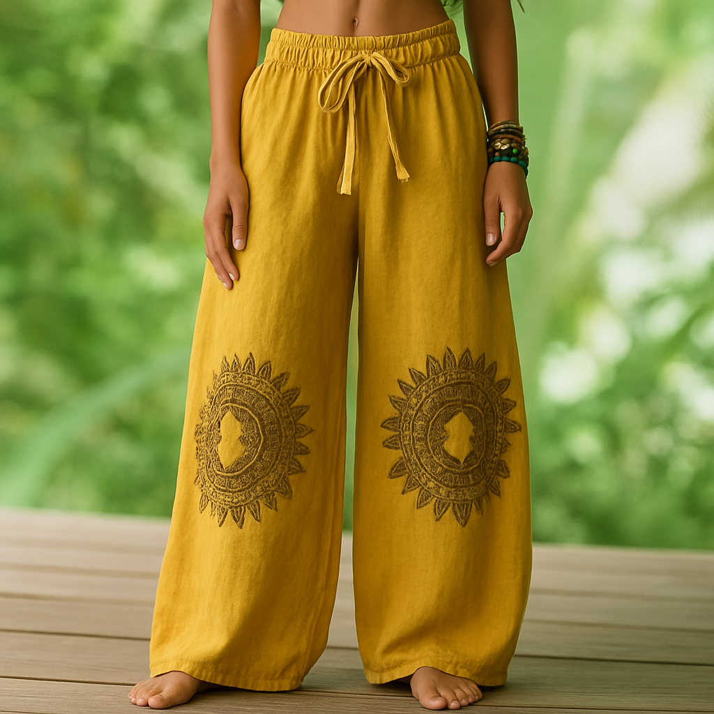 Pantalon bohème confortable