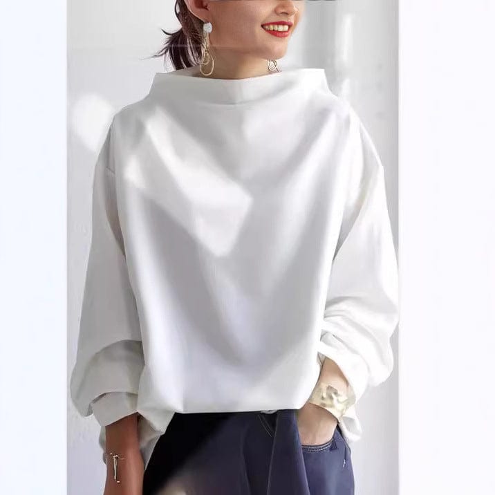 Blouse Élégante à Col Bateau