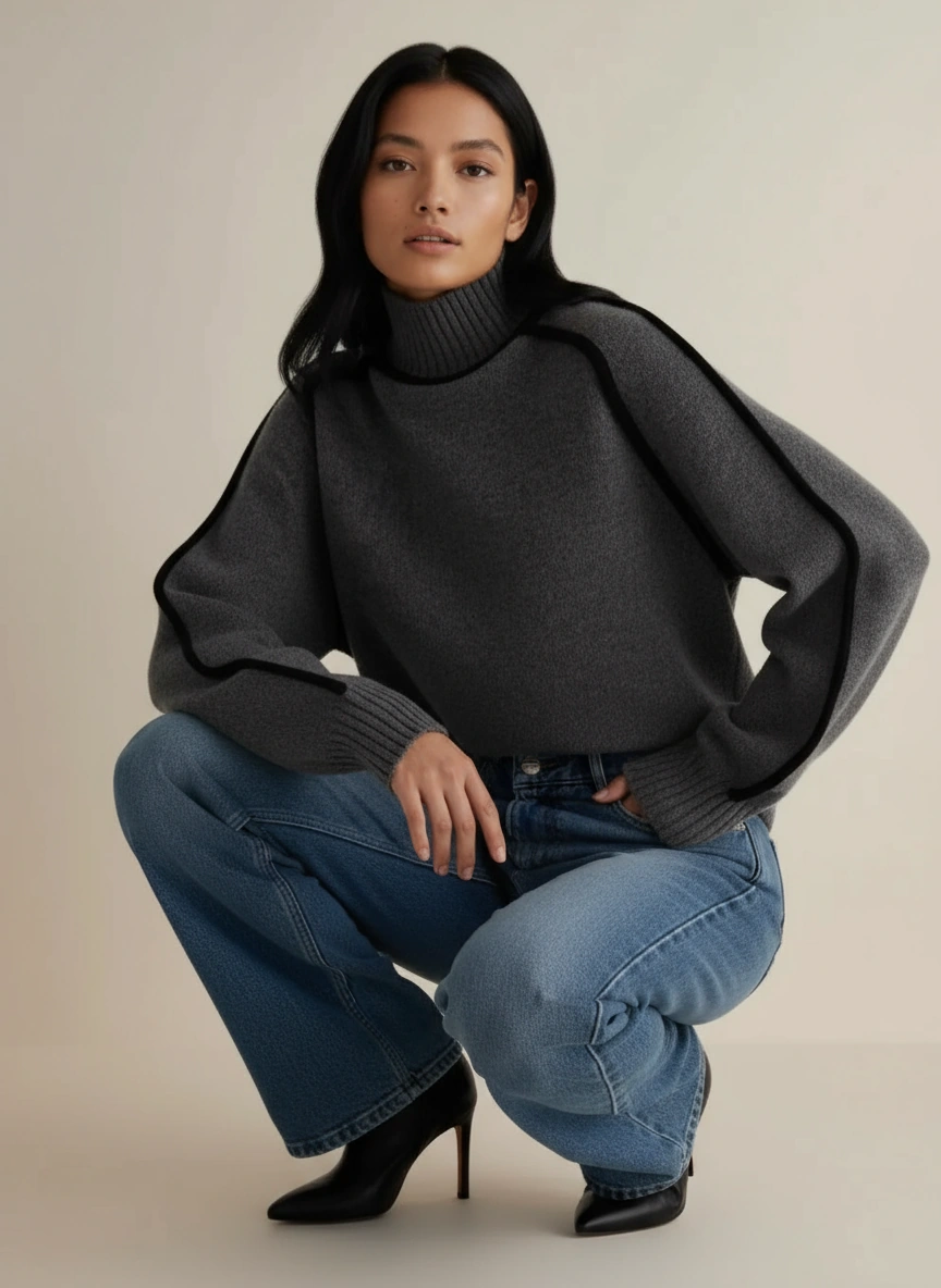 Pull Col Roulé Essential