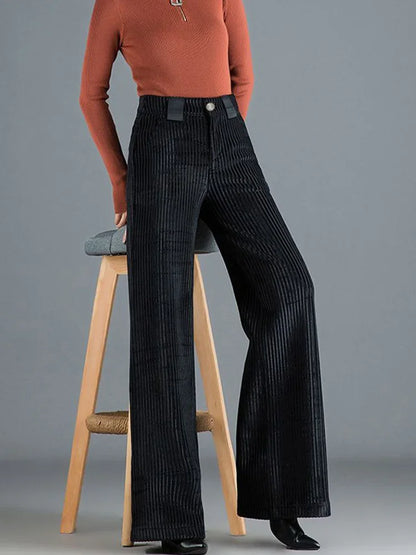 Pantalon en velours côtelé pour femmes