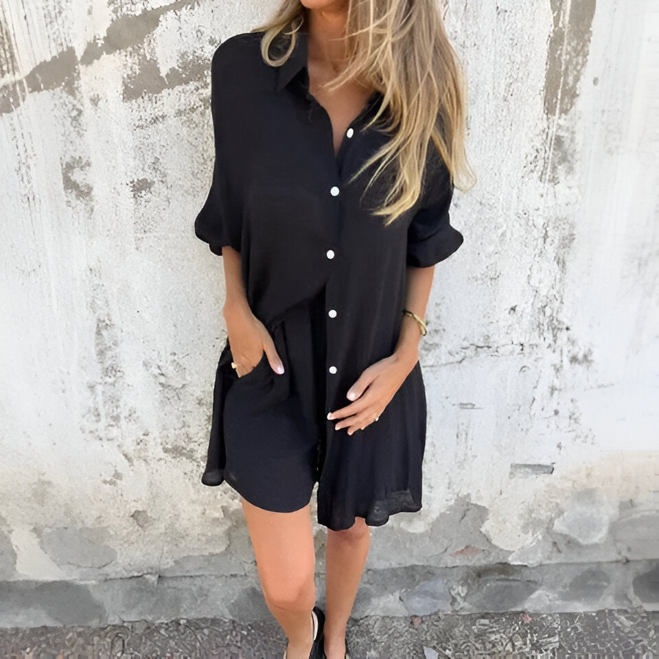 Ensemble Blouse et Short Uni