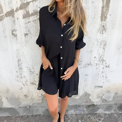 Ensemble Blouse et Short Uni