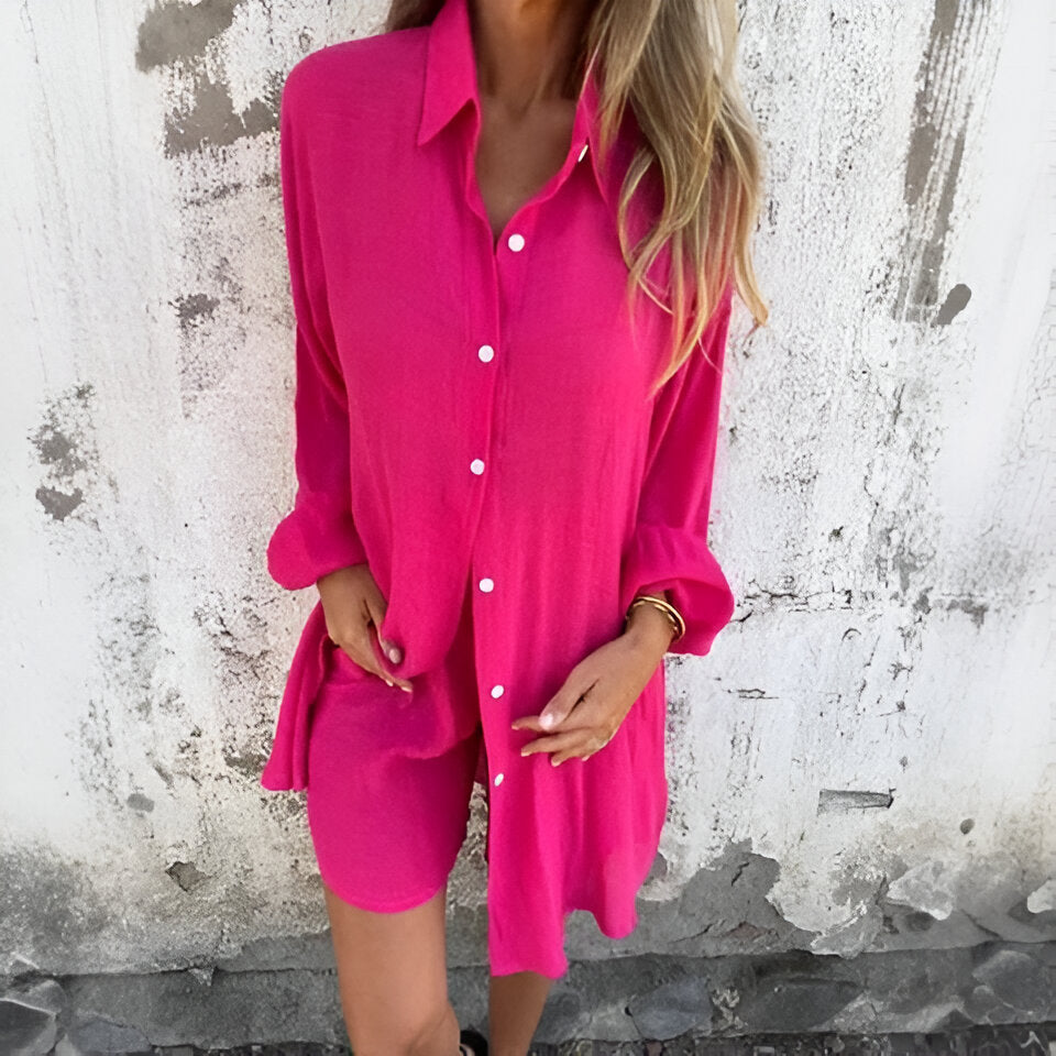Ensemble Blouse et Short Uni