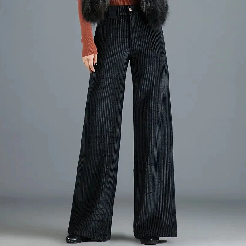 Pantalon en velours côtelé pour femmes