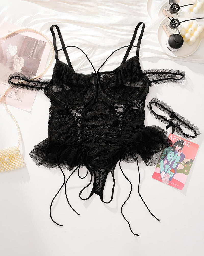 Body en dentelle grande taille
