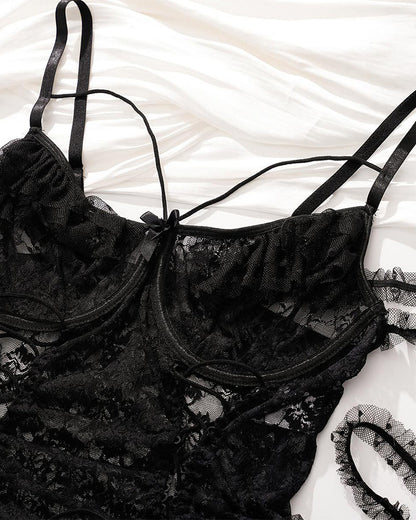 Body en dentelle grande taille