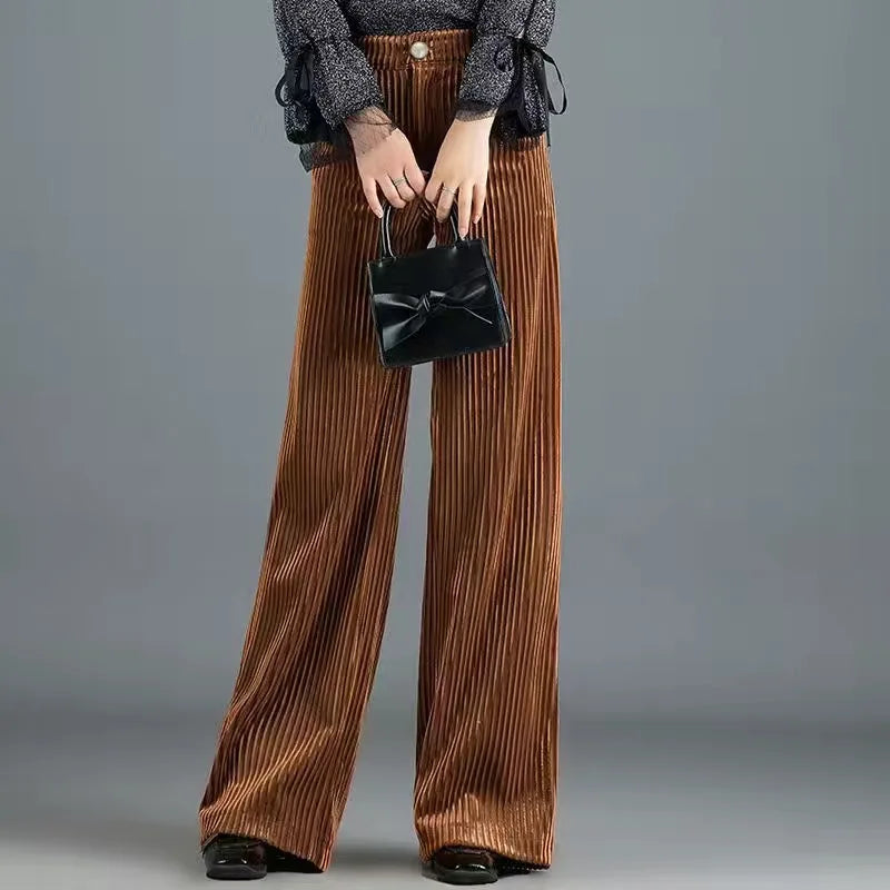 Pantalon en velours côtelé pour femmes
