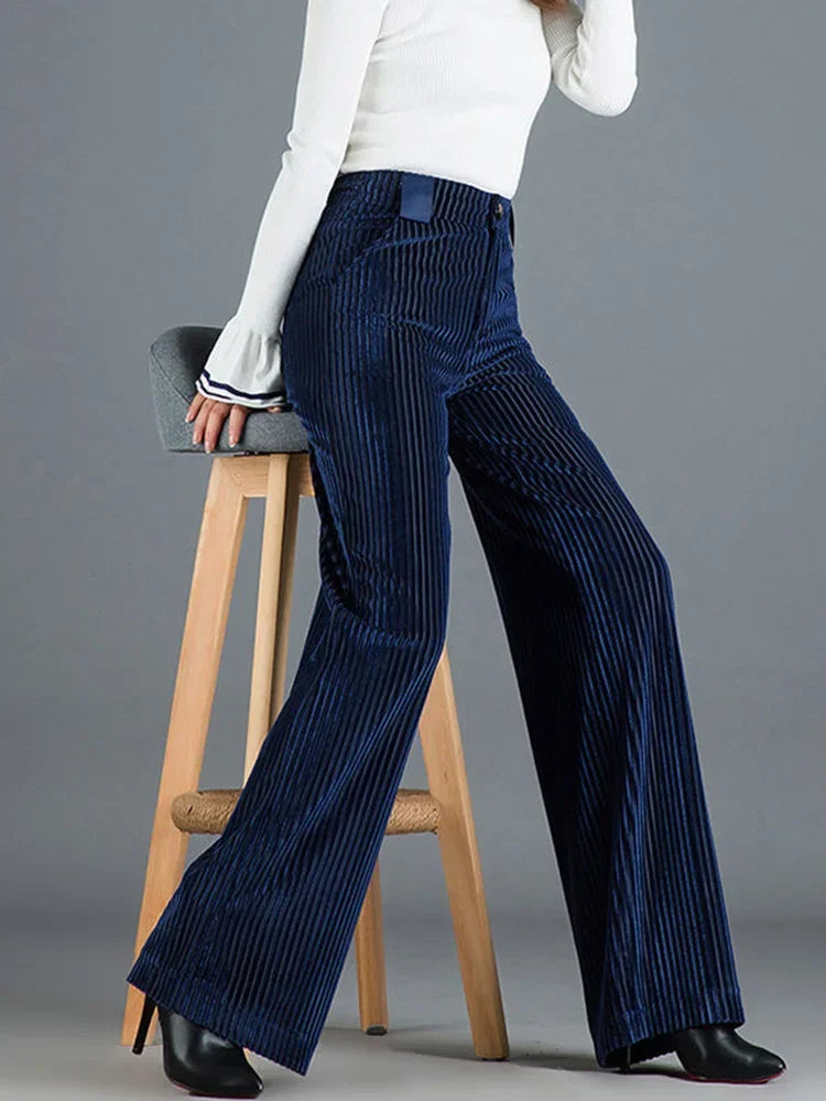 Pantalon en velours côtelé pour femmes