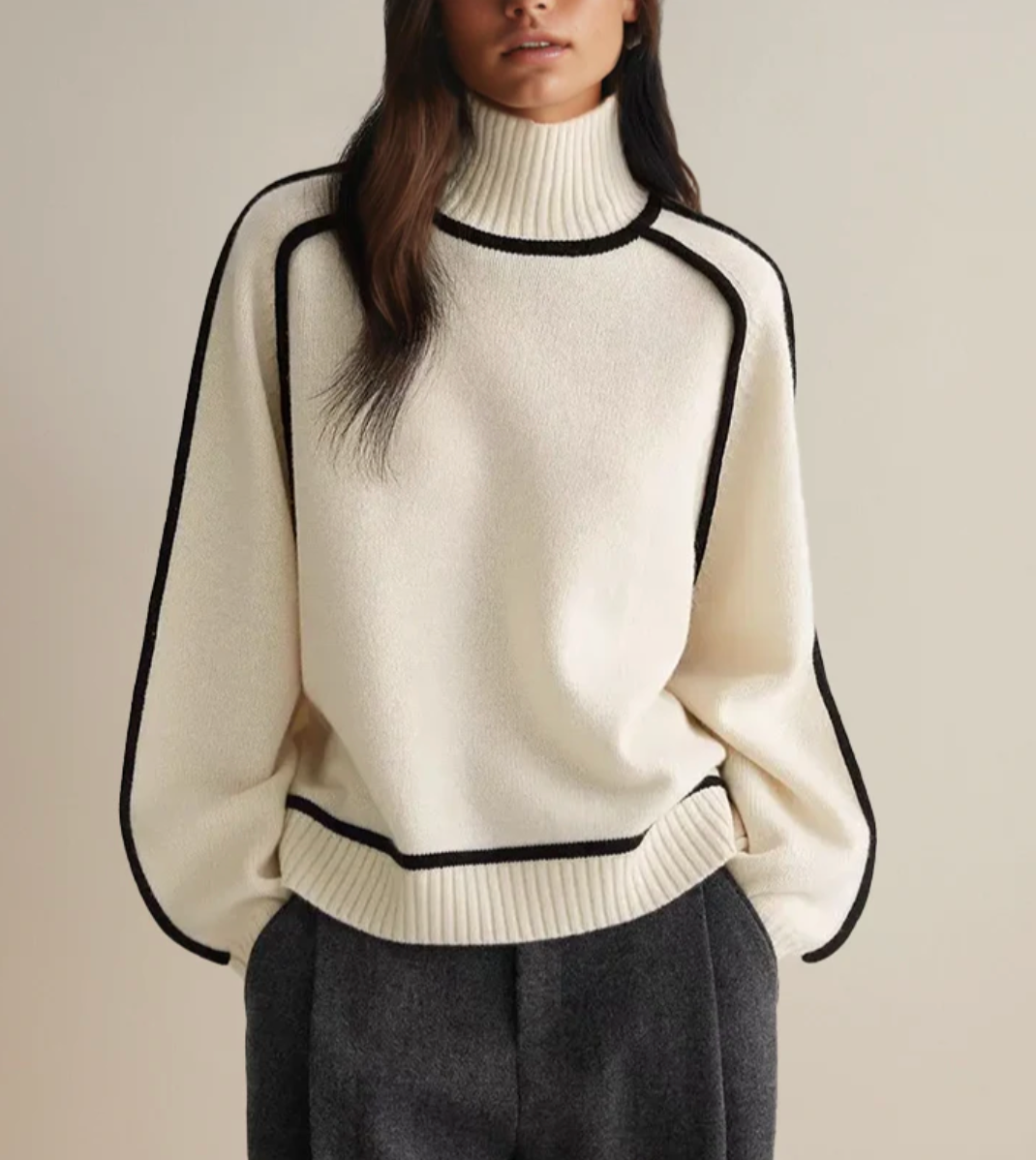 Pull Col Roulé Essential