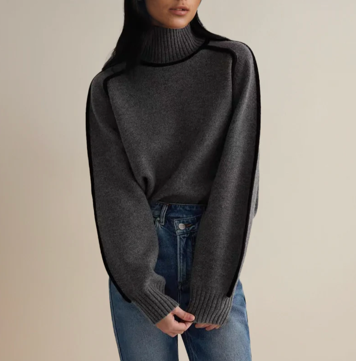 Pull Col Roulé Essential