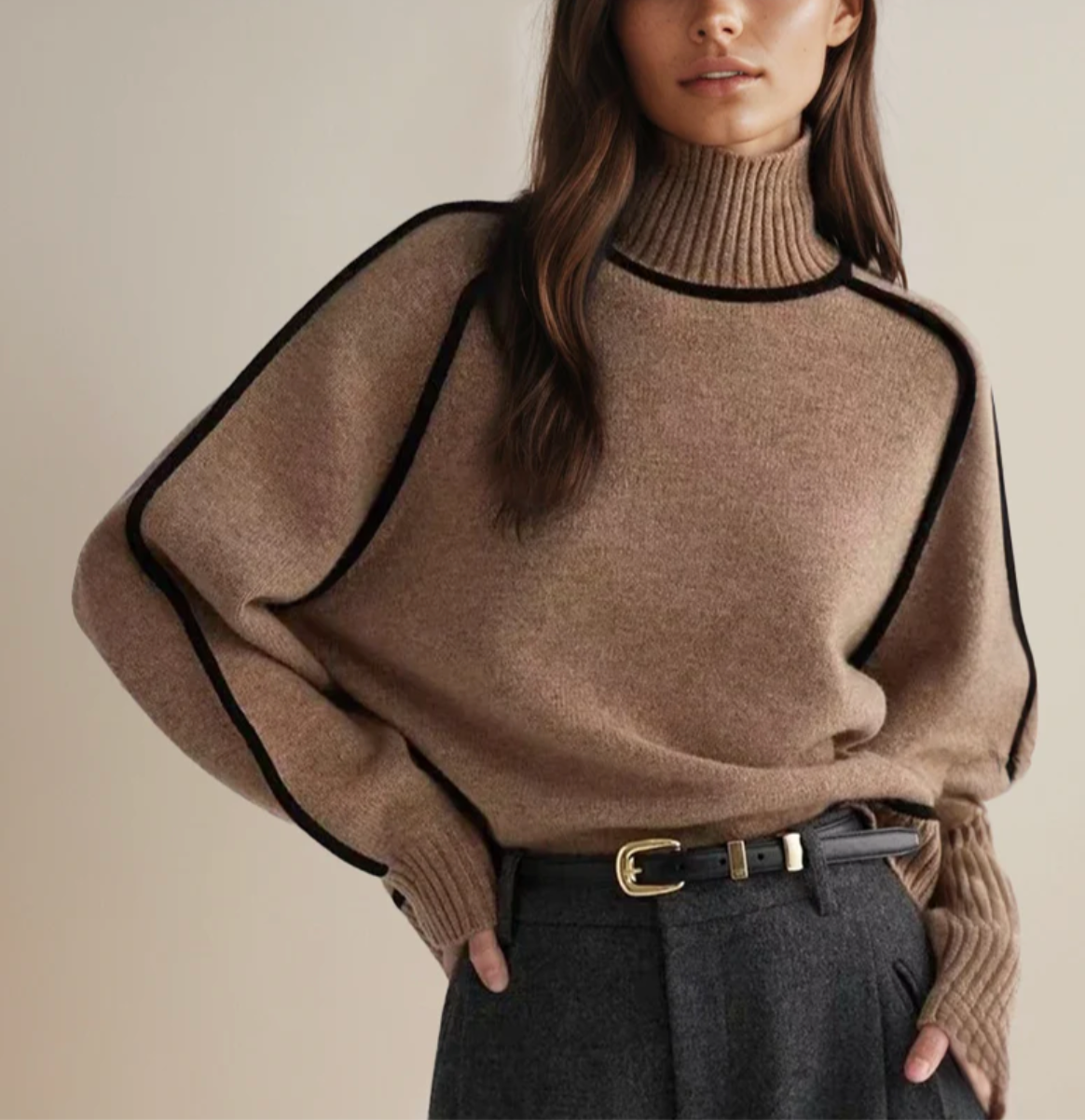 Pull Col Roulé Essential