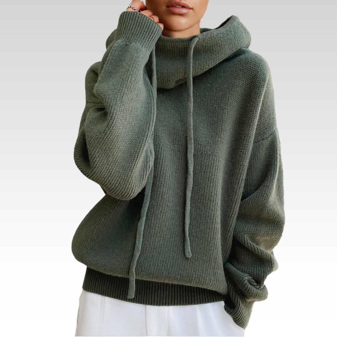 Pull d'Automne Doux avec Capuche