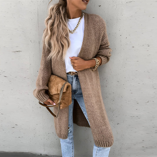 Gilet Long et Chaud pour Femme