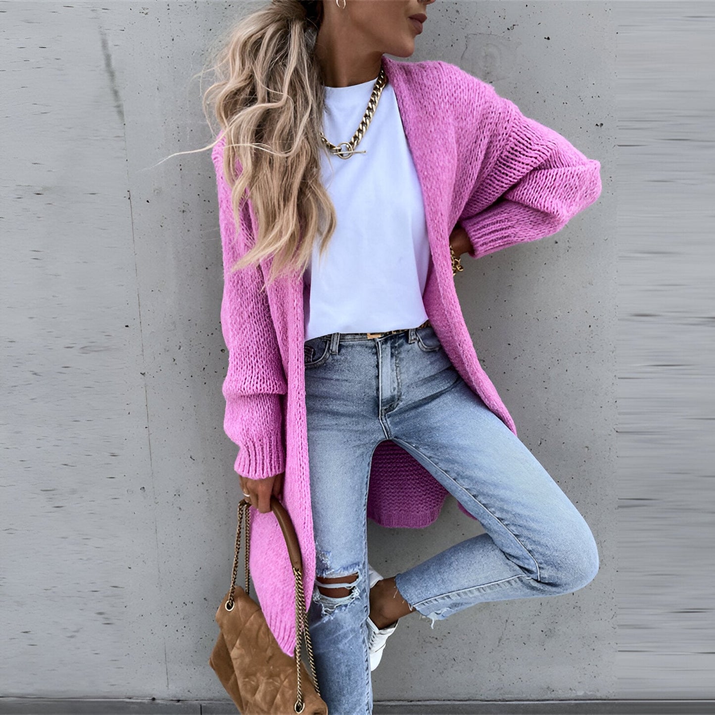 Gilet Long et Chaud pour Femme