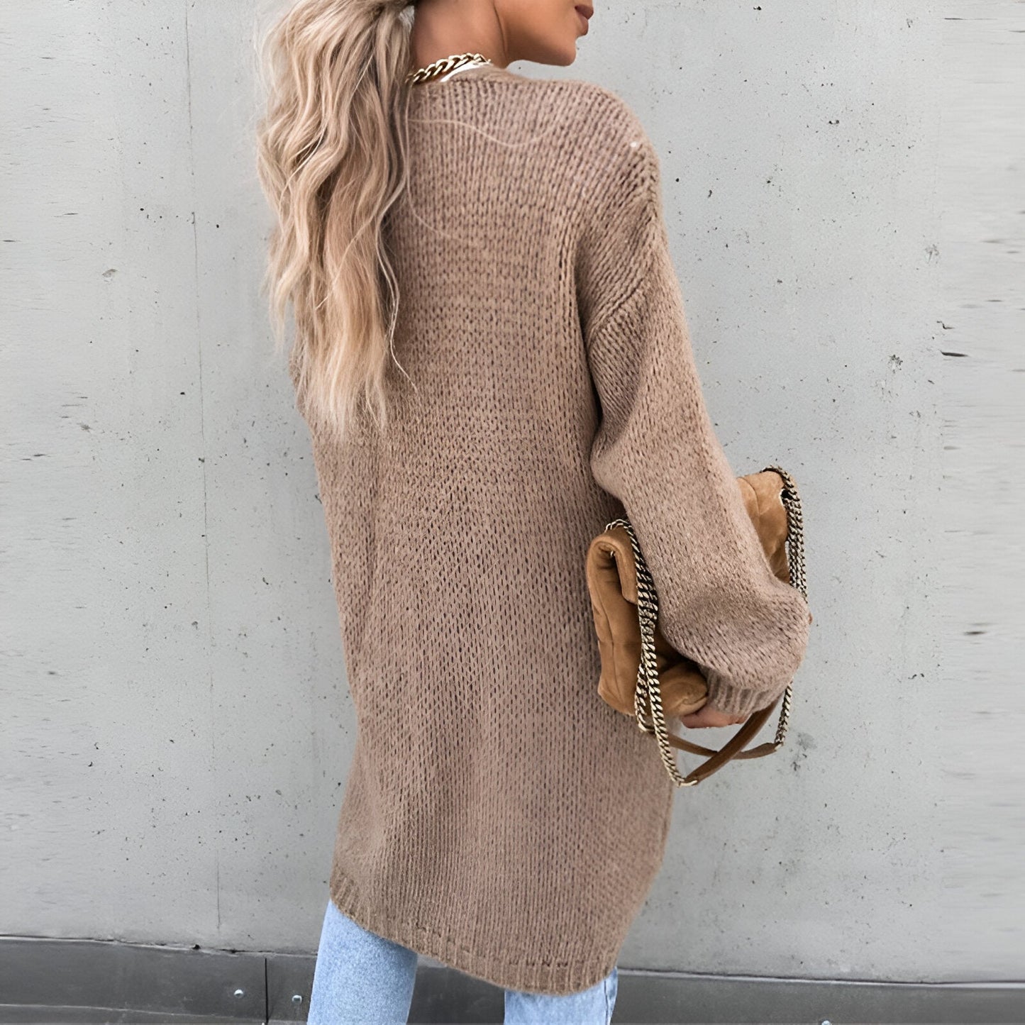 Gilet Long et Chaud pour Femme