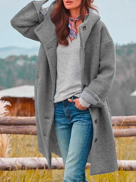 Veste d'automne avec capuche